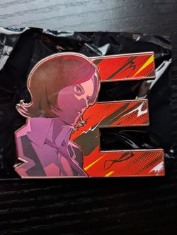 Persona 30th Anniversary Tatsuya Suou Blind Bag Letter Pin - EXCLUSIVE