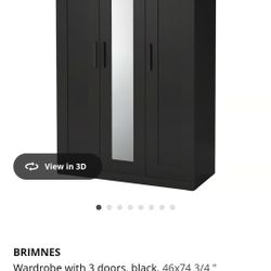 Ikea 3 Door Armoire 