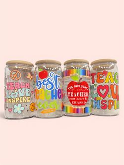 Teacher glass cups