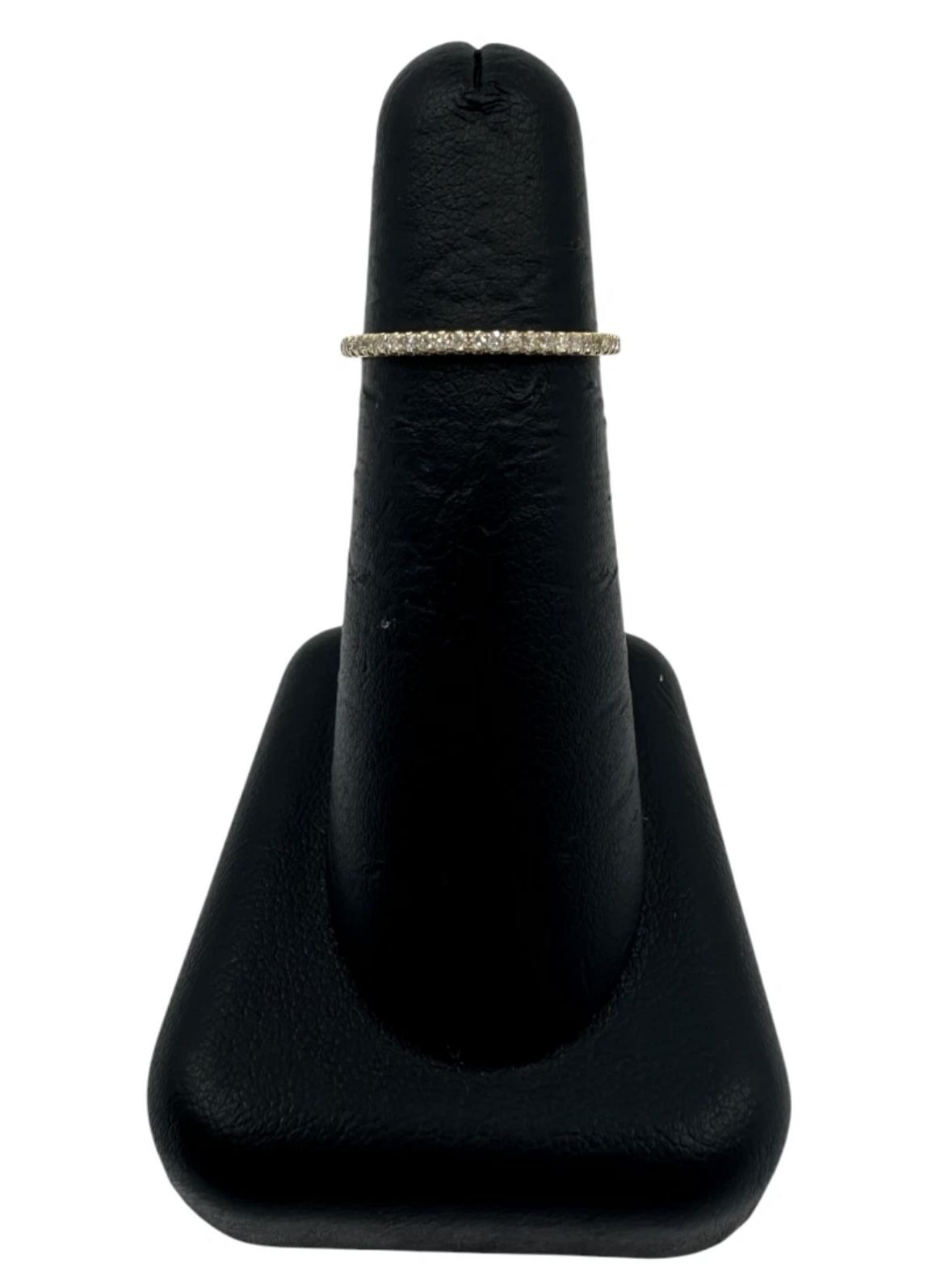 10k Solid Yellow Gold Ring Genuine Diamonds