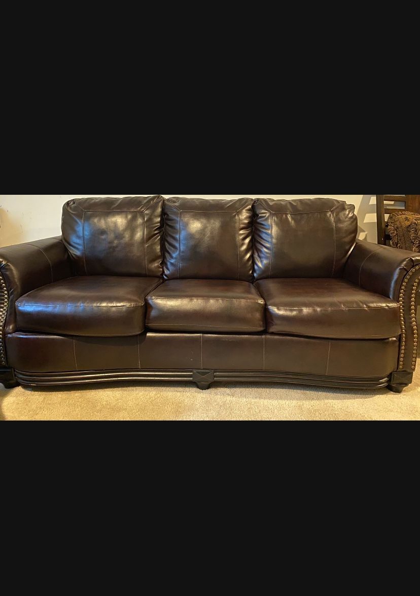 Leather Couch Set