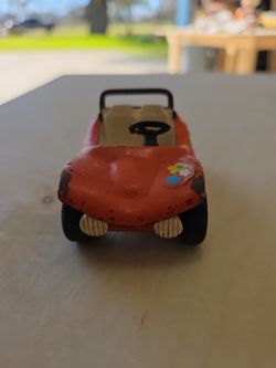 VTG 1960s Tonka Orange Dune Buggy Toy Car 