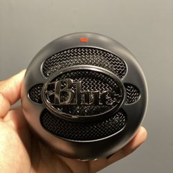 Blue Snow Ball Ice Microphone