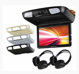 New: planet-Audio 10.1” flip down screen. DVD. CD. SD. MP3. Player. With remote.