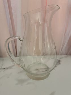 Princess House Crystal Pitcher
