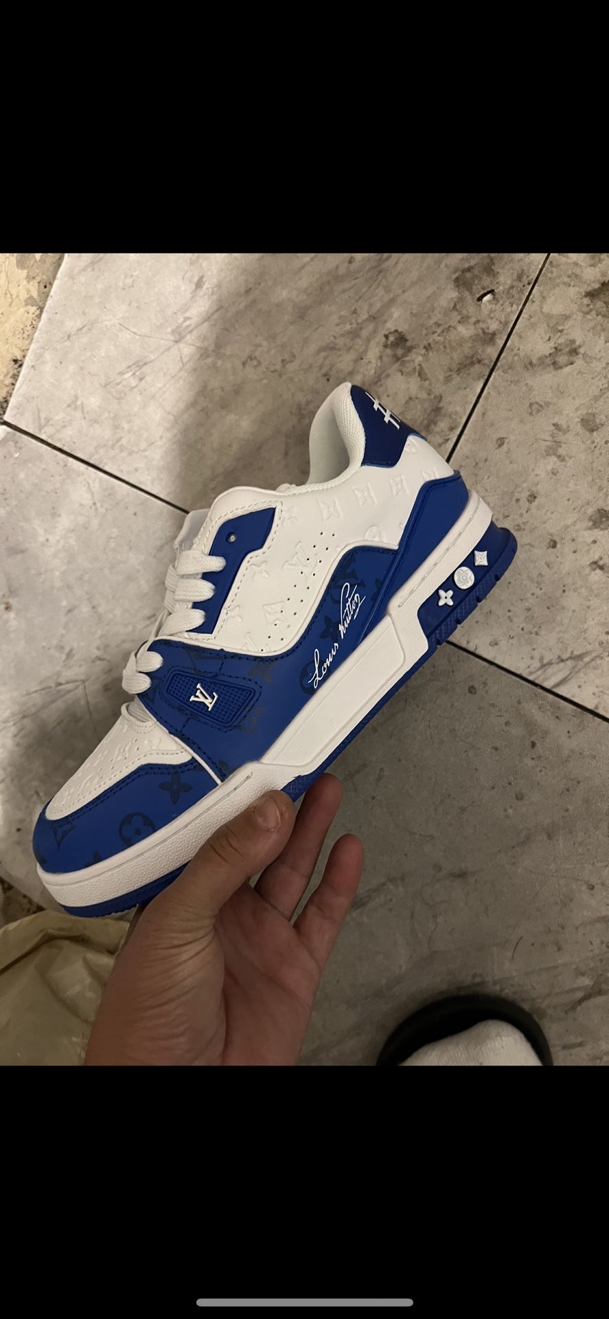 Louis Vuitton Blue/white Men’s Shoes