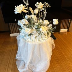 Handmade with high quality artificial flowers