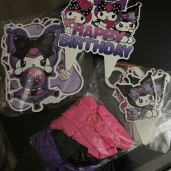 Kuromi Birthday Decor 