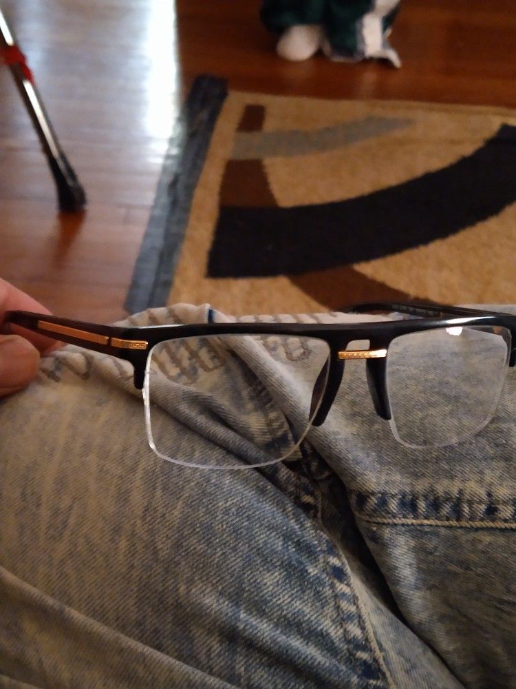 Authentic Versace eyeglasses black and gold