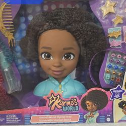 Karma World Styling Doll Head