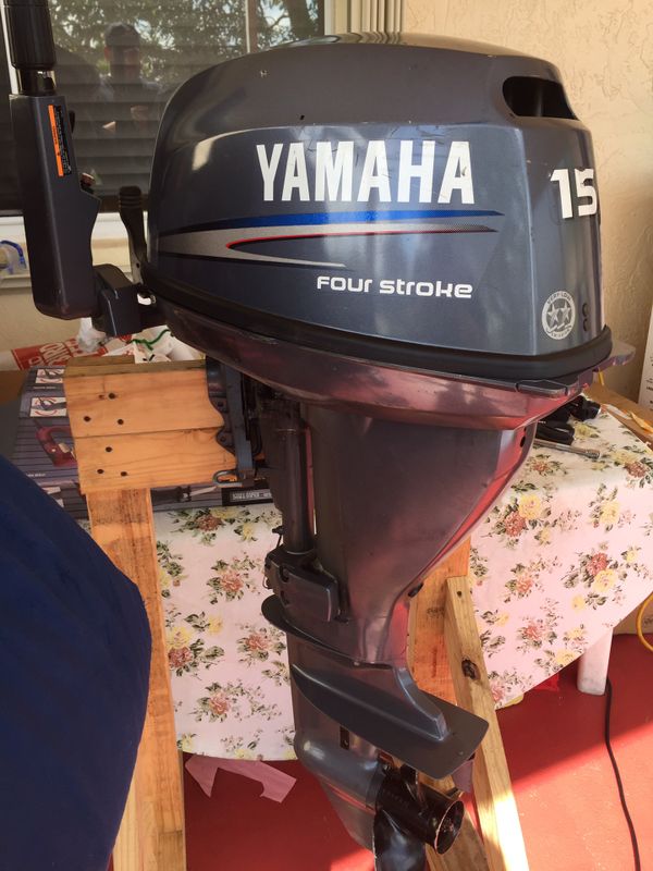 Yamaha 15hp 15 hp 4stroke Outboard Motor Engine for Sale in Deerfield