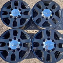 18” ORIGINAL 8-LUG FACTORY CHEVY SILVERADO 2500 WE FINANCE GMC SIERRA 3500 WHEELS SET RIMS