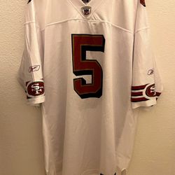 NFL San Francisco 49ers Jeff Garcia Jersey L Reebok 4x