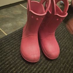 Girl Raining Boots Crocs