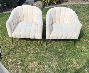 Two side accent chairs