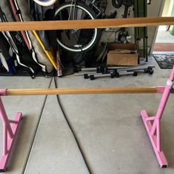 Ballet Barre (Adjustable) - Pink