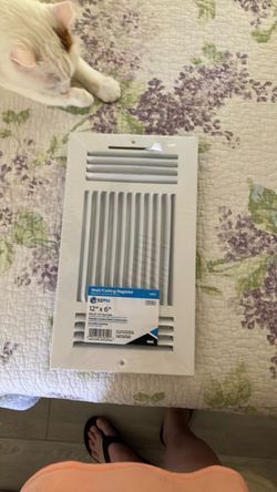 EZ-Flo 12x6 White Wall/Ceiling Register