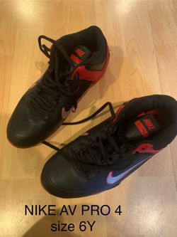 Nike Basketball Shoes AV PRO 4 Size 6Y