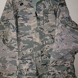 Military Tiger Stripe Parka Gore Tex Purpose Camouflage coat jacket X Large Regular Xl