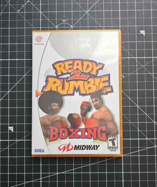 Dreamcast Ready 2 Rumble Boxing Custom Case - NO GAME OR MANUAL