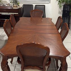Wood Table And Chairs