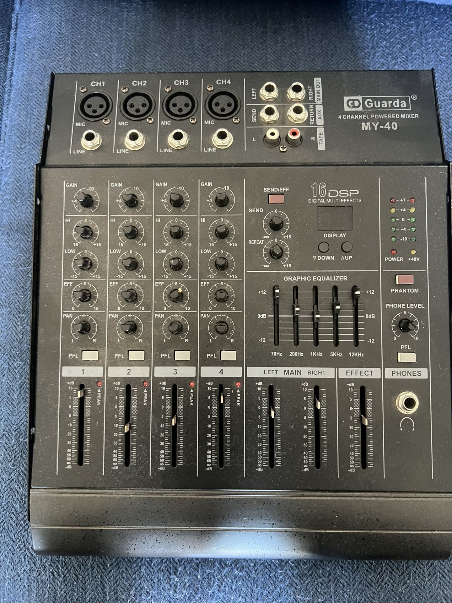 Guarda 4 CHANNEL POWERED MIXER MY-40