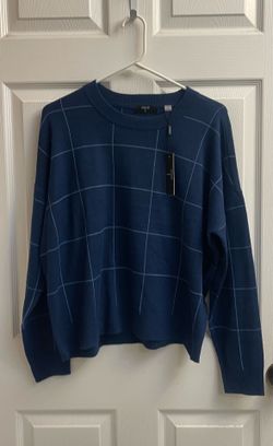 Brand new Ladies dark blue sweaters L & XL $6.00 each