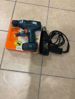Black & Decker 7.2 speed drill & Sear3.8 drills