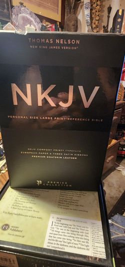 Nkjv premium goatskin leather