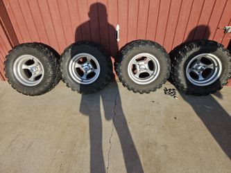 Golf cart rims and tires