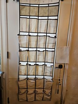 26 pockets  industrial  Fabric organizer in great clean condition 22"X62"