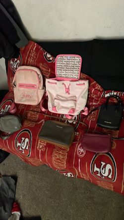 Women’s handbag side bags and backpacks