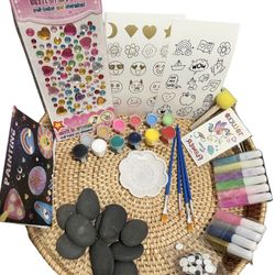 Glow in the Dark Rock Painting Kit ages 6 + hours of fun