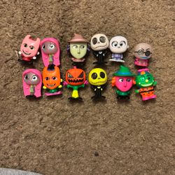 Nightmare before Christmas neon figurine set