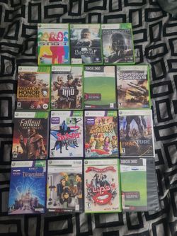 Xbox 360 games 15 for $20