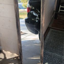 Hang on a door full length mirror