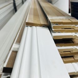 MDF Baseboard Primed / Moldura 4 $0.81