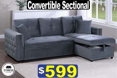 Convertible sectional