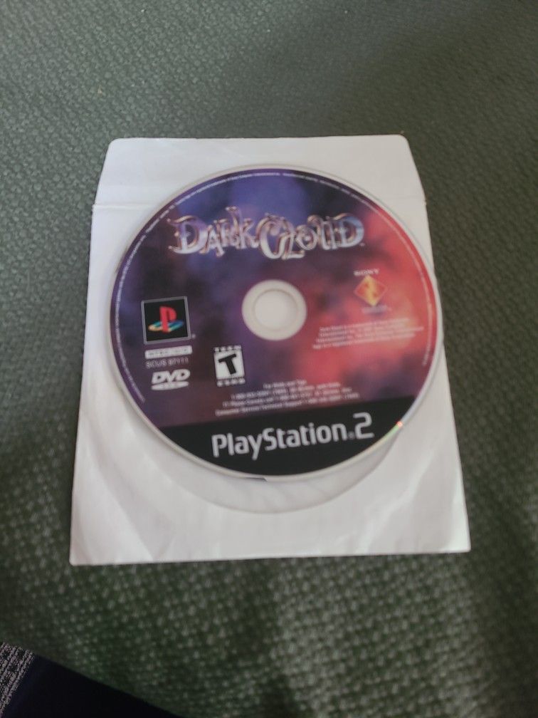 Dark Cloud On Ps2 Loose Disc