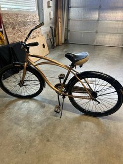 Huffy Gold Cruiser Bike 26”