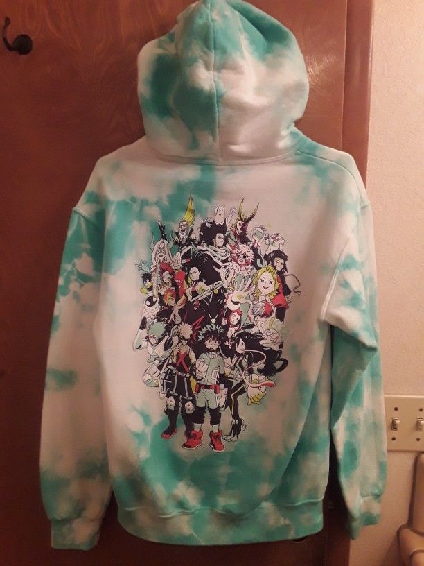 Anime My Hero Academia Tie Dye Hoodie From Hot Topic