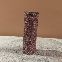 Pink Bling Bling Cylinder Container 