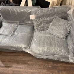 New Modular Velvet Sofa – 89" Wide – Extra Deep Seats