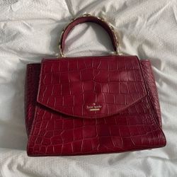 Burgundy Kate Spade Purse 