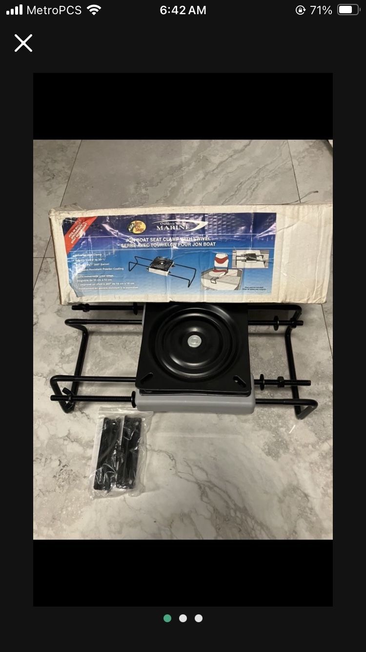 Jon Boat Swivel Seat Clamp