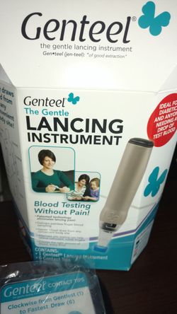 Gentell Lancing device for those who have diabetes