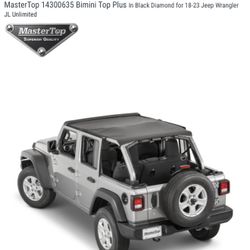 Wrangler JL MasterTop “Bimini Top Plus”