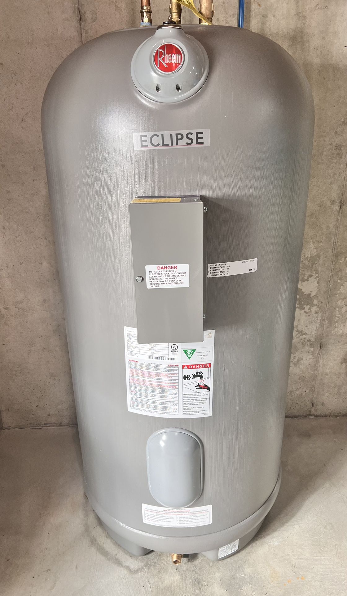 Rheem Marathon 50 Gallon Electric Water Heater Menards Rheem