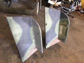 H1 HMMWV Humvee Rear Side Door Delete Pannels Pair