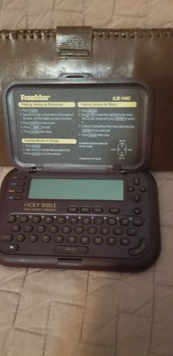 Electronic King James Version Bible With Leather Case